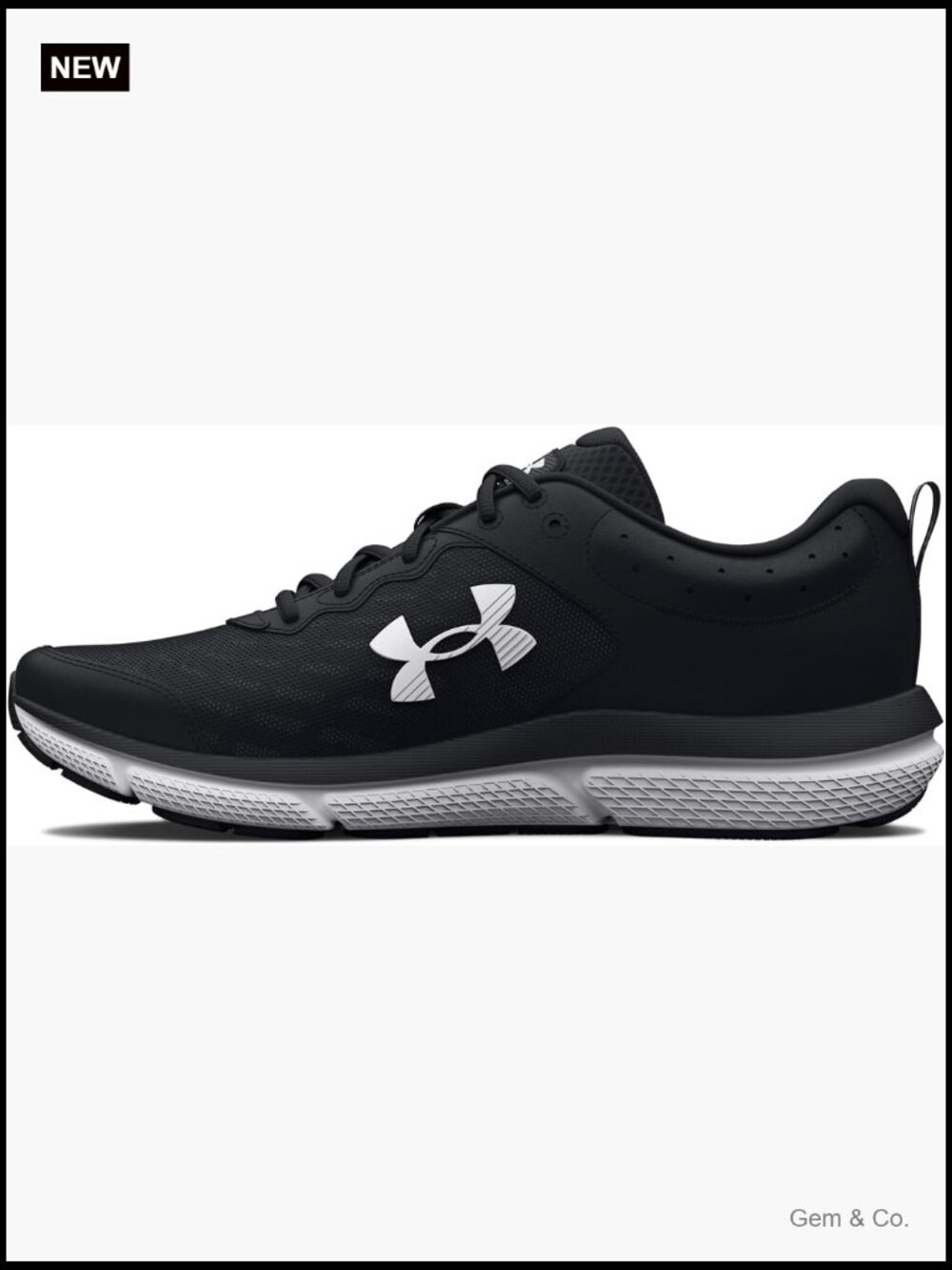 Running Shoes with Charged Cushioning, Lightweight Mesh, Rubber Outsole